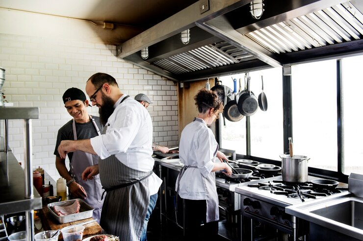 cozinha de restaurante